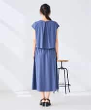 K2EGD09089 a.v.v(アー・ヴェ・ヴェ) 【微撥水】ナイロンドッキングワンピース カーキ