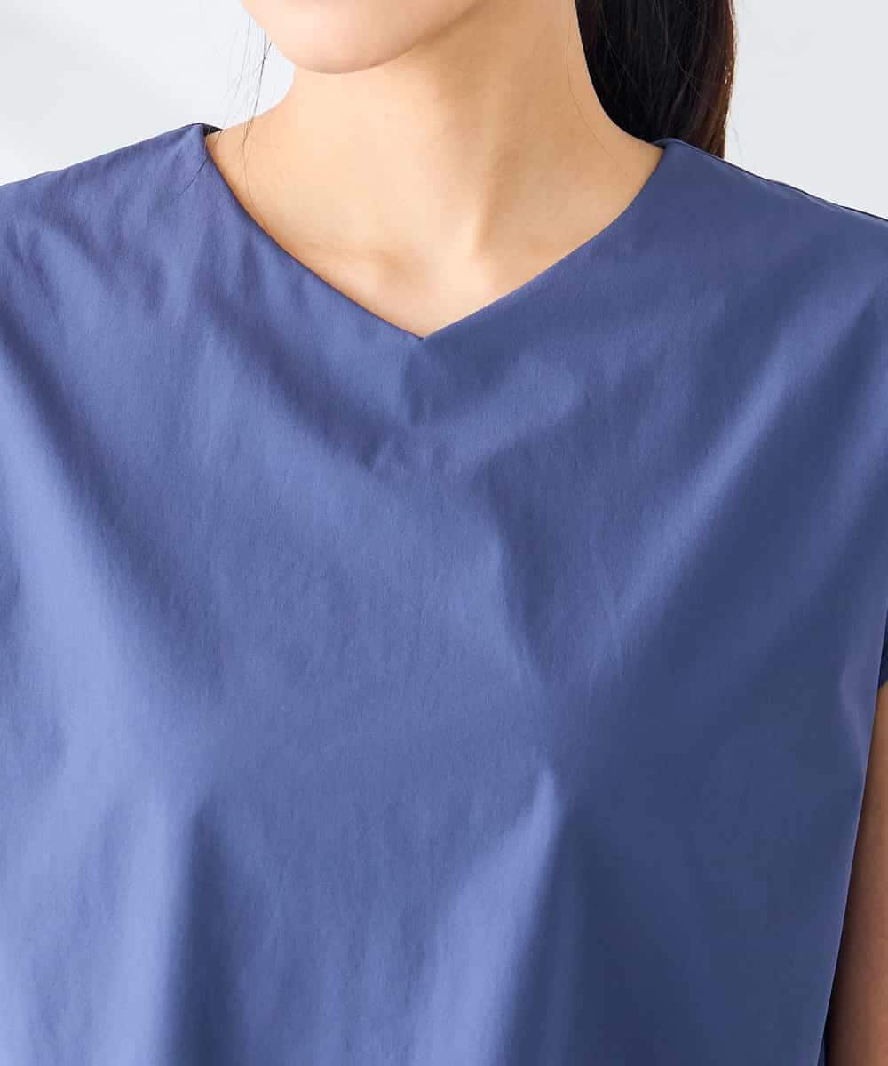 K2EGD09089 a.v.v(アー・ヴェ・ヴェ) 【微撥水】ナイロンドッキングワンピース カーキ