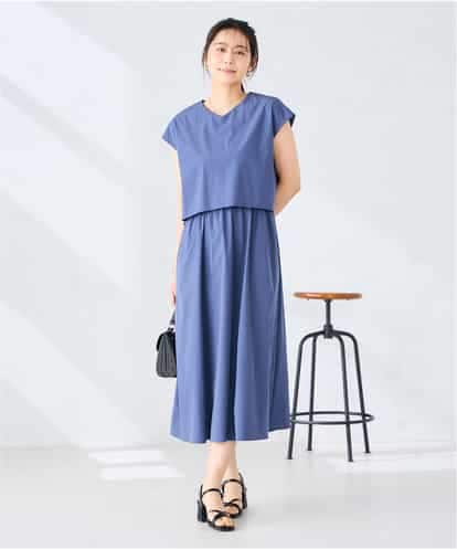 K2EGD09089 a.v.v 【微撥水】ナイロンドッキングワンピース