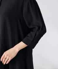 K2EGD11079 a.v.v(アー・ヴェ・ヴェ) 【洗える】カラーレスシャツワンピース カーキ