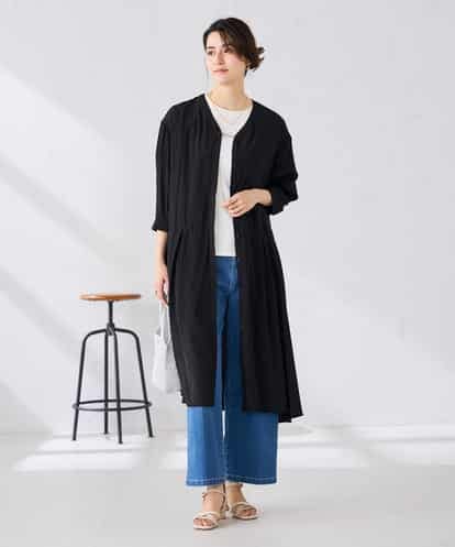 K2EGD11079 a.v.v 【洗える】カラーレスシャツワンピース