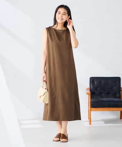 K2EHD14079 a.v.v 【洗える】ノースリーブフレアワンピース