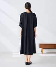 K2EHD16059 a.v.v(アー・ヴェ・ヴェ) カフタンワンピース ライトイエロー