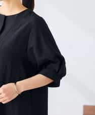 K2EHD16059 a.v.v(アー・ヴェ・ヴェ) カフタンワンピース ライトイエロー