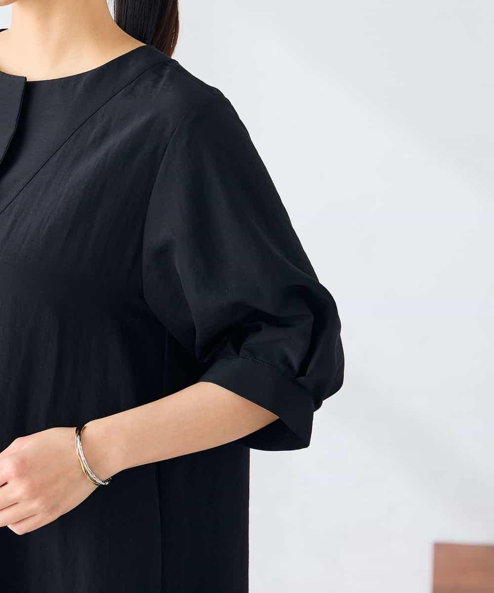 K2EHD16059 a.v.v(アー・ヴェ・ヴェ) カフタンワンピース ライトイエロー