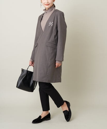 K2EIS08089 a.v.v Vネックチュニックワンピース