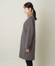 K2EIS08089 a.v.v(アー・ヴェ・ヴェ) Vネックチュニックワンピース ダークグレー