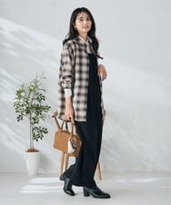 K2EJA04099 a.v.v(アー・ヴェ・ヴェ) 【洗える】2WAYコンビネゾン ブラック