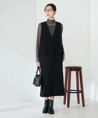 K2EKA07099 a.v.v ペプラムドッキングワンピース