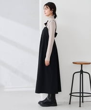 K2EKA10089 a.v.v(アー・ヴェ・ヴェ) 【洗える】バックオープンキャミワンピース グレー