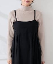 K2EKA10089 a.v.v(アー・ヴェ・ヴェ) 【洗える】バックオープンキャミワンピース グレー