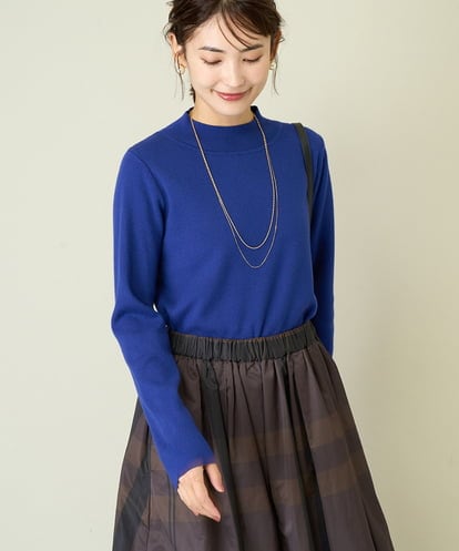 K2FAA40034 a.v.v 【洗える】プチハイネックニット【アンサンブル対応】