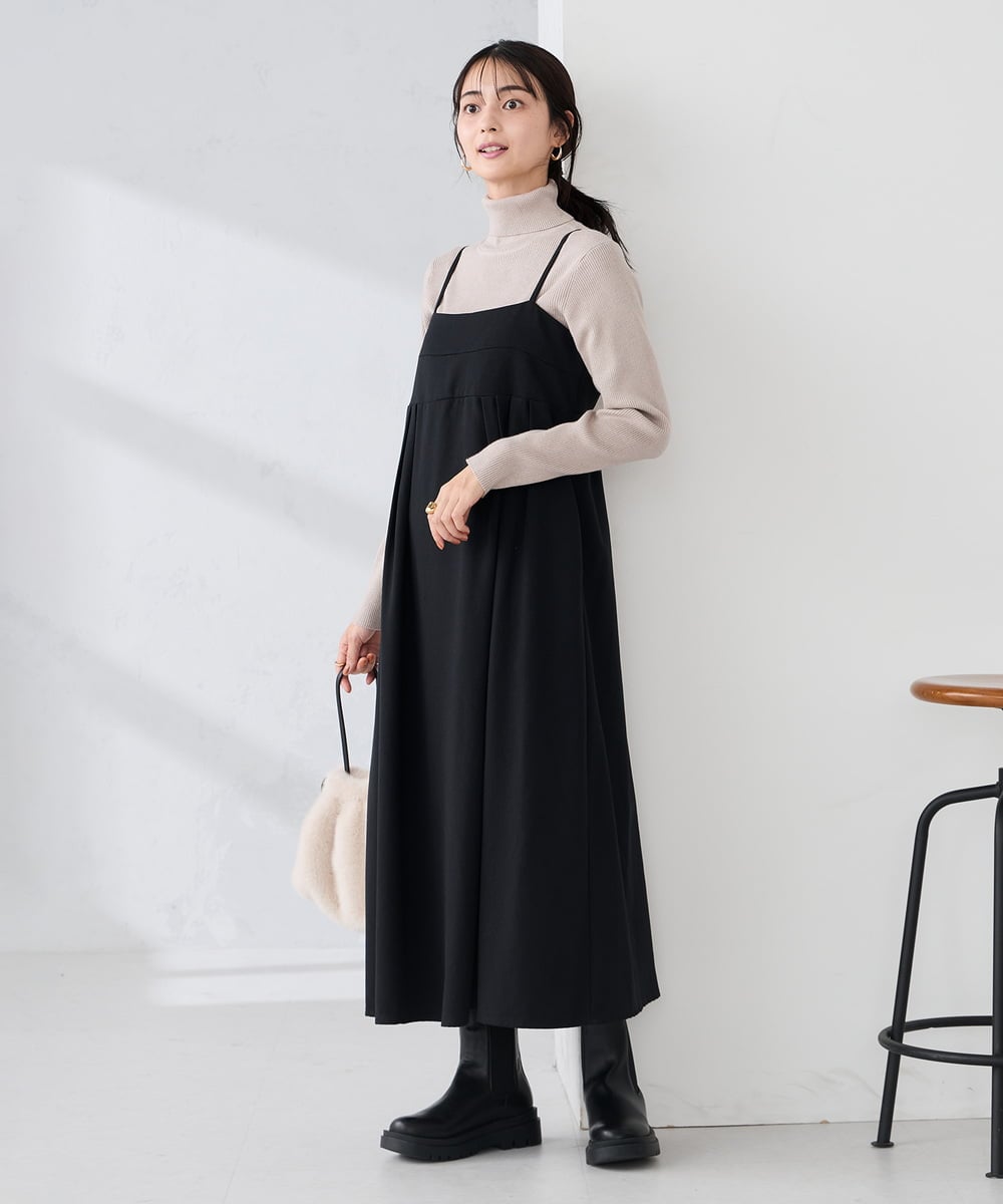 K2FAD01029 a.v.v(アー・ヴェ・ヴェ) リブタートルニット レッド