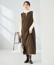 K2FAD01029 a.v.v(アー・ヴェ・ヴェ) リブタートルニット レッド