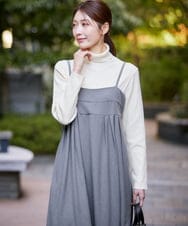 K2FAD01029 a.v.v(アー・ヴェ・ヴェ) リブタートルネックニットプルオーバー レッド