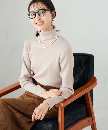 K2FAD01029 a.v.v リブタートルニット