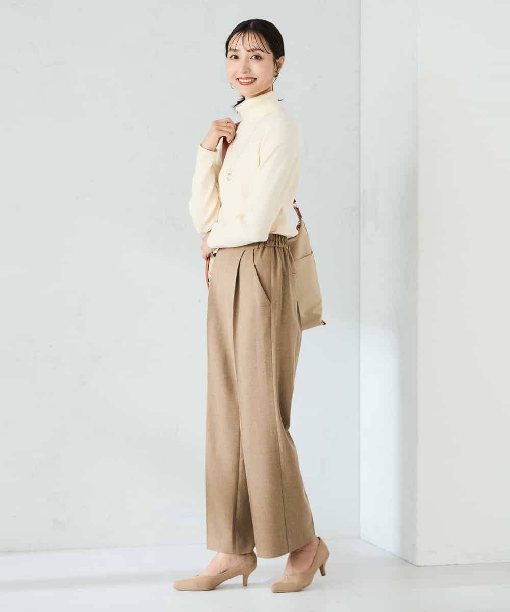 K2FAD01029 a.v.v(アー・ヴェ・ヴェ) リブタートルニット レッド