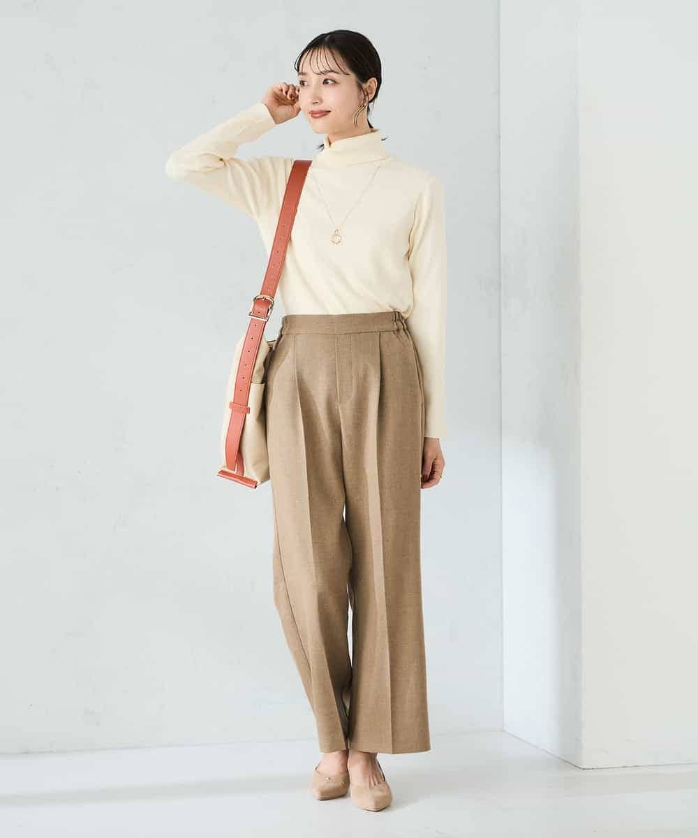 K2FAD01029 a.v.v(アー・ヴェ・ヴェ) リブタートルニット レッド