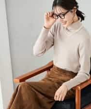 K2FAD01029 a.v.v(アー・ヴェ・ヴェ) リブタートルニット レッド