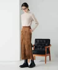 K2FAD01029 a.v.v(アー・ヴェ・ヴェ) リブタートルニット レッド