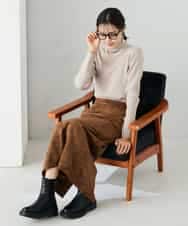 K2FAD01029 a.v.v(アー・ヴェ・ヴェ) リブタートルニット レッド