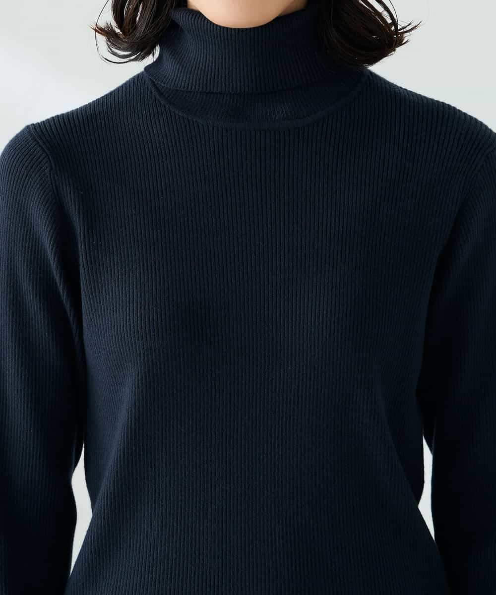 K2FAD01029 a.v.v(アー・ヴェ・ヴェ) リブタートルニット レッド