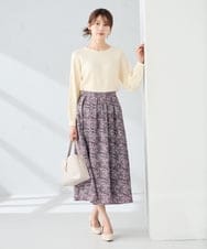 K2FAD10044 a.v.v(アー・ヴェ・ヴェ) 【洗える/雑誌InRed(宝島社)11月号掲載】求心風モックネックニット レッド