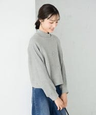 K2FAD30069 a.v.v(アー・ヴェ・ヴェ) 【2SET】クロップドニット＆ニットベスト ブルー