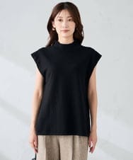 K2FAD30069 a.v.v(アー・ヴェ・ヴェ) 【2SET】クロップドニット＆ニットベスト ブルー