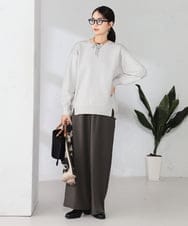 K2FAD38044 a.v.v(アー・ヴェ・ヴェ) スウェットライクニット ピンク