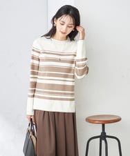 K2FAD40039 a.v.v(アー・ヴェ・ヴェ) 【洗える】プチハイネックニット ベージュ