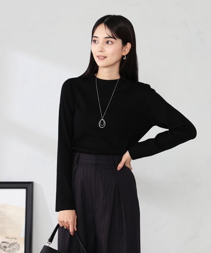 K2FAD40039 a.v.v 【洗える】プチハイネックニット