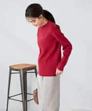 K2FAD40039 a.v.v(アー・ヴェ・ヴェ) 【洗える】プチハイネックニット グレー