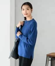 K2FAD40039 a.v.v(アー・ヴェ・ヴェ) 【洗える】プチハイネックニット グレー