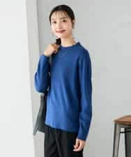 K2FAD40039 a.v.v(アー・ヴェ・ヴェ) 【洗える】プチハイネックニット グレー