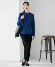 K2FAD40039 a.v.v(アー・ヴェ・ヴェ) 【洗える】プチハイネックニット グレー