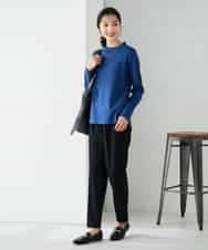 K2FAD40039 a.v.v(アー・ヴェ・ヴェ) 【洗える】プチハイネックニット グレー