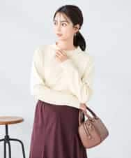 K2FAD40039 a.v.v(アー・ヴェ・ヴェ) 【洗える】プチハイネックニット グレー