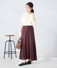 K2FAD40039 a.v.v(アー・ヴェ・ヴェ) 【洗える】プチハイネックニット グレー