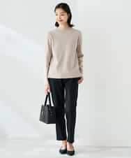 K2FAD40039 a.v.v(アー・ヴェ・ヴェ) 【洗える】プチハイネックニット グレー