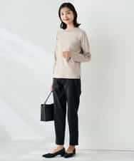 K2FAD40039 a.v.v(アー・ヴェ・ヴェ) 【洗える】プチハイネックニット グレー