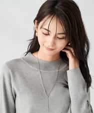 K2FAD40039 a.v.v(アー・ヴェ・ヴェ) 【洗える】プチハイネックニット グレー