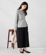 K2FAD40039 a.v.v(アー・ヴェ・ヴェ) 【洗える】プチハイネックニット グレー