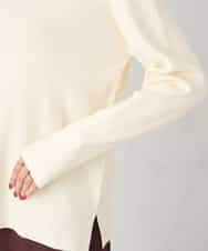 K2FAD40039 a.v.v(アー・ヴェ・ヴェ) 【洗える】プチハイネックニット グレー