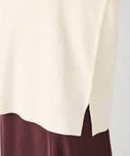 K2FAD40039 a.v.v(アー・ヴェ・ヴェ) 【洗える】プチハイネックニット グレー