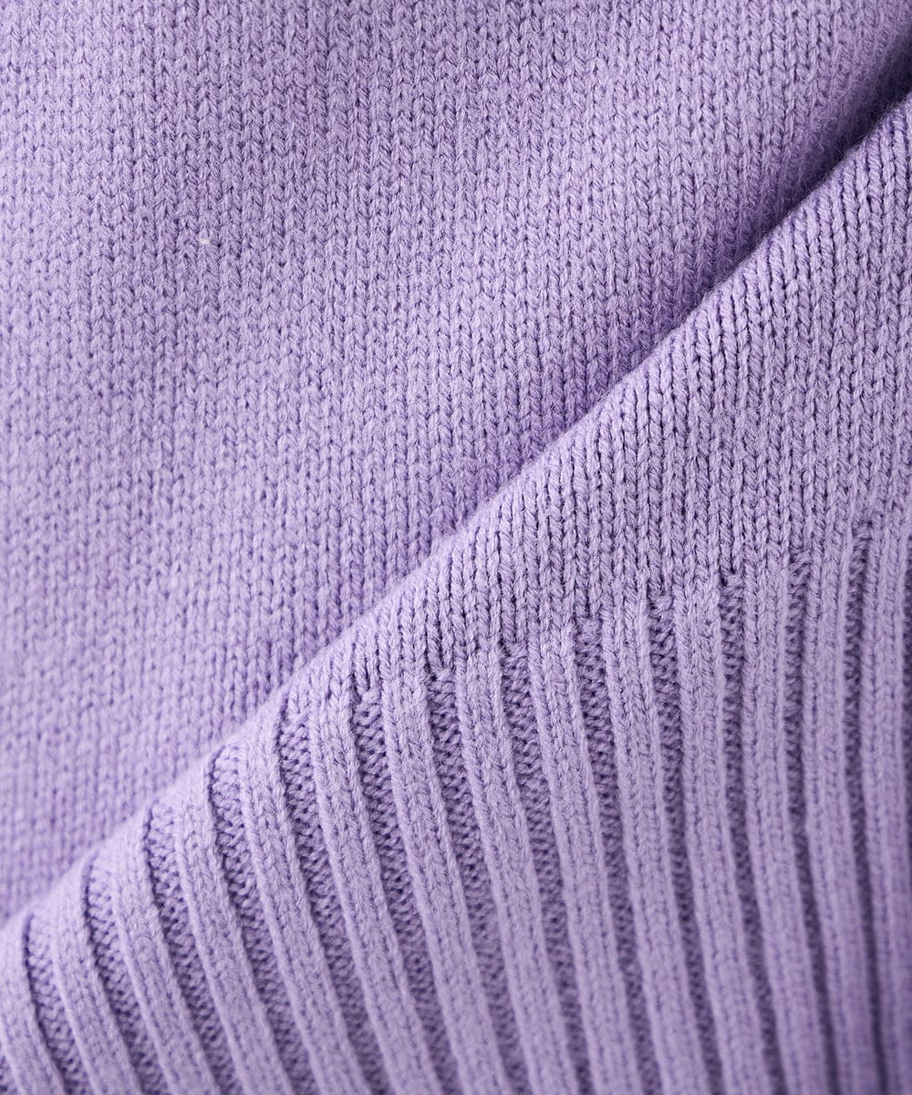 K2FAD46044 a.v.v(アー・ヴェ・ヴェ) 【洗える/静電気が起きにくい】バックスリットニット レッド