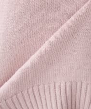 K2FAD46044 a.v.v(アー・ヴェ・ヴェ) 【洗える/静電気が起きにくい】バックスリットニット レッド