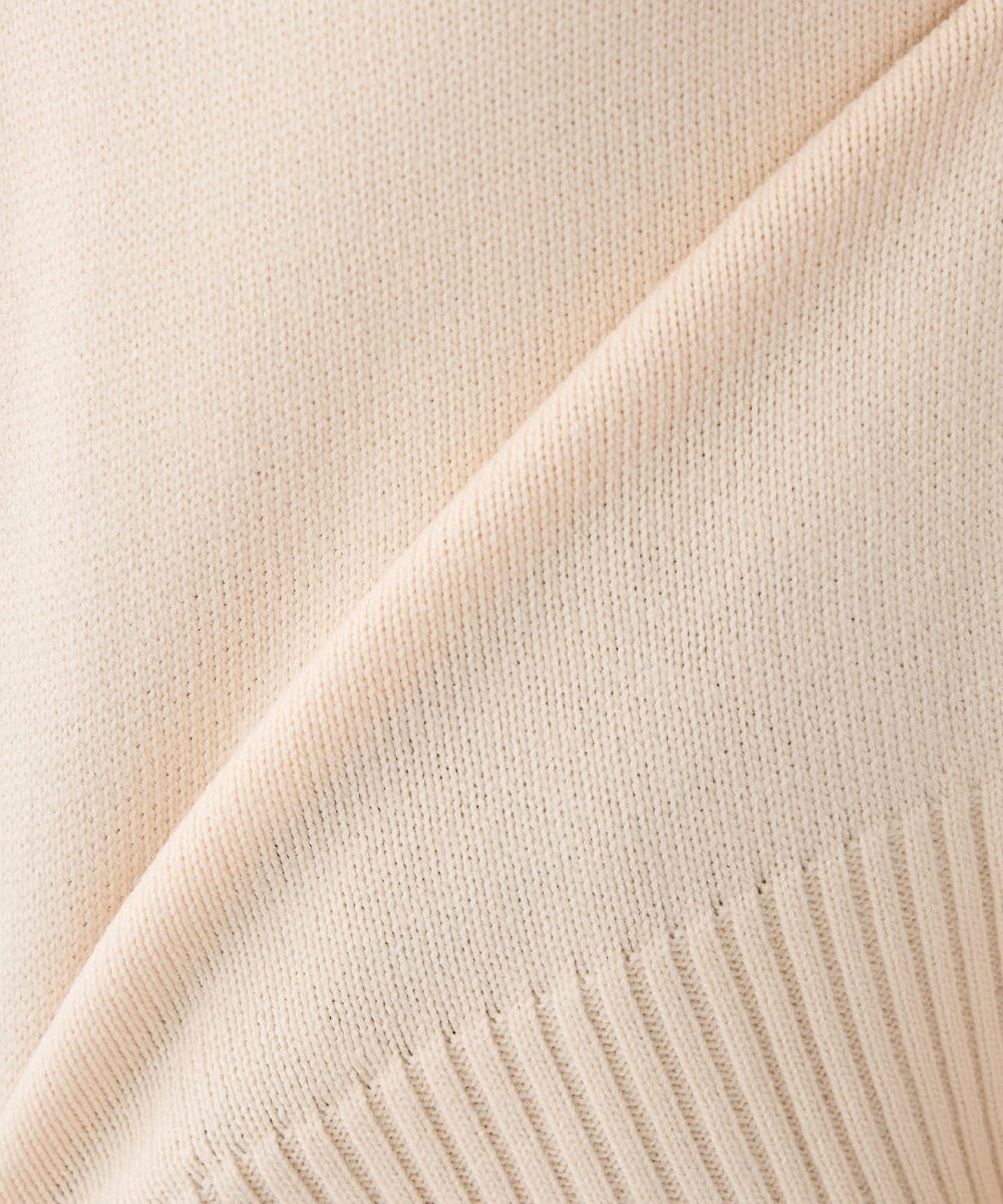 K2FAD46044 a.v.v(アー・ヴェ・ヴェ) 【洗える/静電気が起きにくい】バックスリットニット レッド