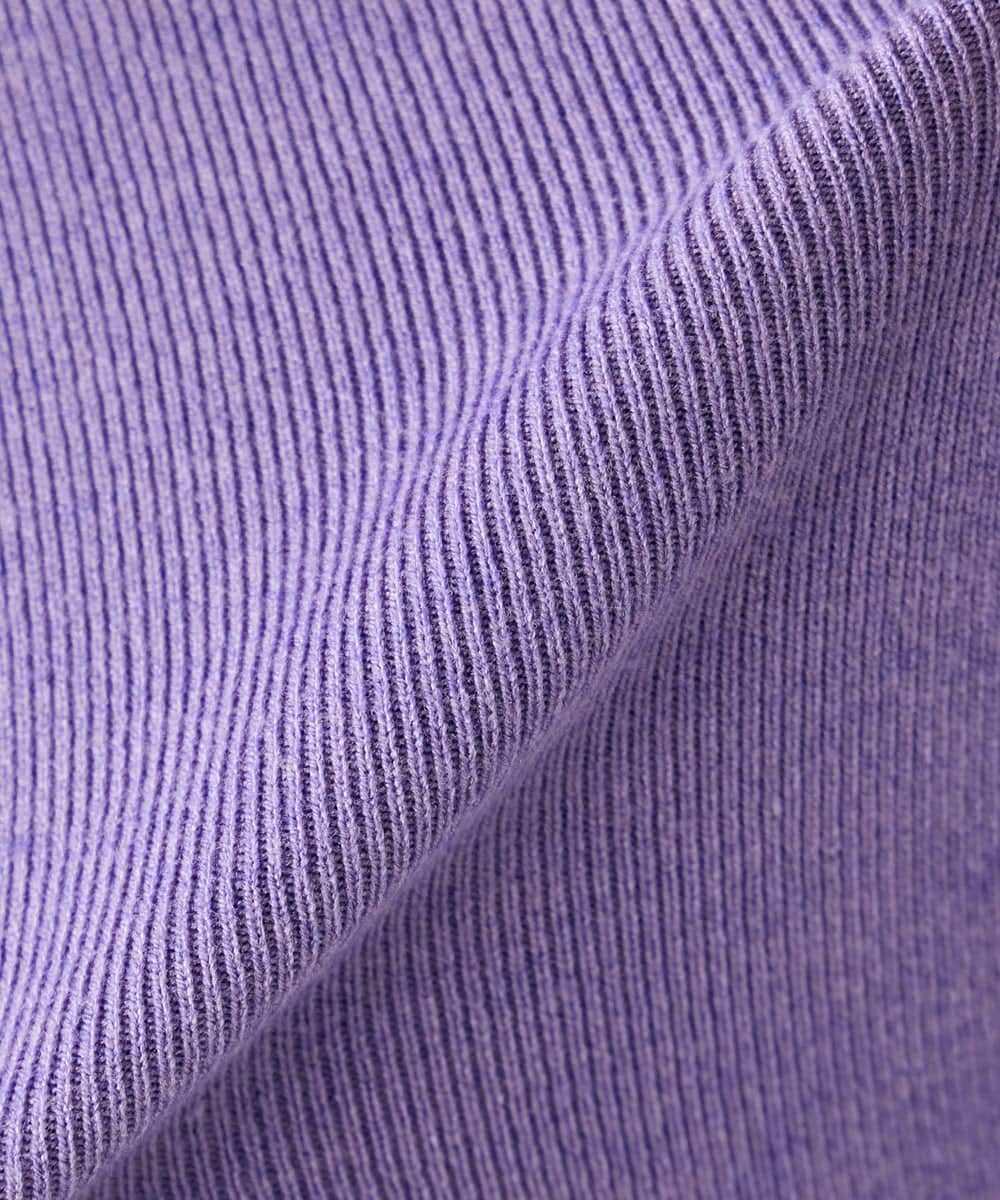 K2FAD69039 a.v.v(アー・ヴェ・ヴェ) 【洗える】ボートネック美ラクるパフスリーブニット マスタード