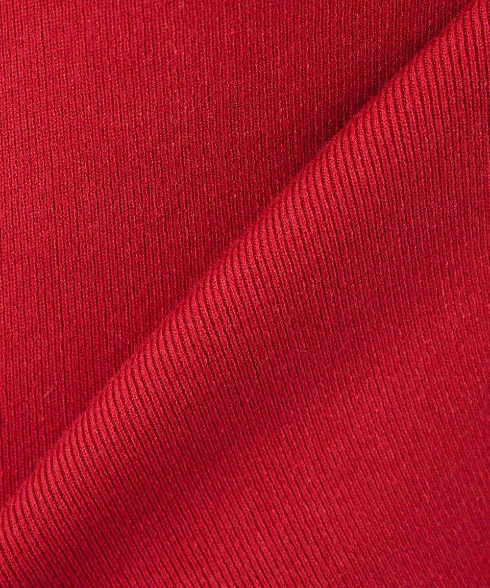 K2FAD69039 a.v.v(アー・ヴェ・ヴェ) 【洗える】ボートネック美ラクるパフスリーブニット マスタード